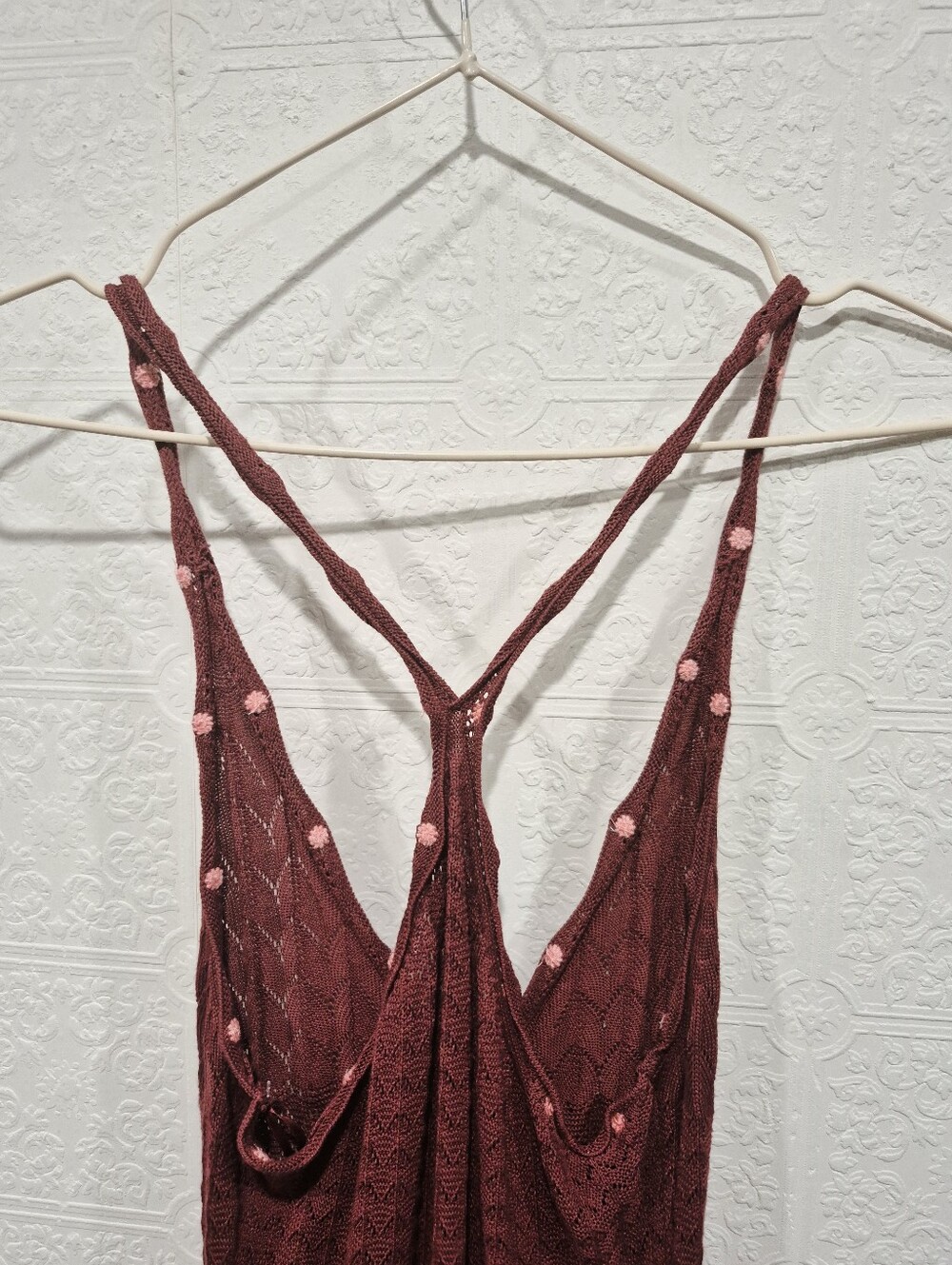 Free People Intimately Lazy Daisy Crochet Chemise Midi Dress - Picture 8 of 12
